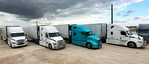 Trucking Company in Manitoba on the Highway